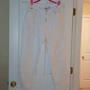 White dg2 stretch jeans size 14